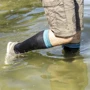 Термошкарпетки водонепроникні Dexshell Wading Green L чорні із зеленим (DS630WL) фото 2