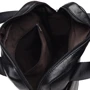 Мужская сумка планшет Borsa Leather черная (K18859-black): Тип ручки Со съемным ремнем, С двумя ручками, Короткая ручка, Плечевой ремень
