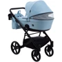 Коляска 2 в 1 Bair Kiwi Soft BKS-027 голубой: Материал колес резина