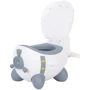 Горщик FreeON Plane White-Grey