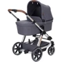 Универсальная коляска 2 в 1 ABC Design TURBO 4T Diamond Collection Asphalt, серый (1200144/1907): Материал колес резина (надувные)