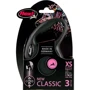 Поводок-рулетка Flexi Classic XS до 8 кг 3 м чорний (4000498022429): Тип шнура трос