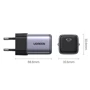 Зарядное устройство Ugreen USB-C Wall Charger CD318 PD 20W Nexode mini (90664): Сила тока 2.4А и более