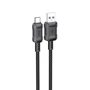 Кабель Hoco USB Cable to USB-C X94 Leader 3A 1m Black