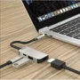 Адаптер Zamax Adapter USB-C to USB-C+HDMI+USB 3.0 Silver фото 5