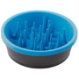 Миска силиконовая Dexas Silicone Slow Feed Bowl для медленного кормления для собак 1.44 л темно-серая/голубая (PW301-432-2194): Тип Миски