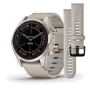 Смарт-часы Garmin Fenix 7S Pro Sapphire Solar Soft Gold with Limestone Leather Band (010-02776-30)