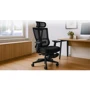 Крісло Mealux S6 Air Fabric Black (HF-S6 F/B) фото 10