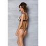 Комплект Passion MARINA SET WITH OPEN BRA beige XXL/XXXL