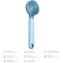 Ультразвуковая щетка для всего тела GESKE Sonic Full-Body Brush&Intensive Exfoliator 8в1 aquamarine фото 4