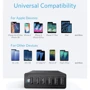 Зарядное устройство Anker Wall Charger PowerPort 6 6xUSB 60W Black (A2123113): Сила тока 2.4А и более