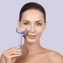Электронный роллер для лица и тела с микроиглами GESKE MicroNeedle Face&Body Roller 8в1 purple фото 5