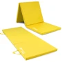 Коврик для фитнеса Hop-Sport HS-064FM складной 180x60.5x4 см желтый