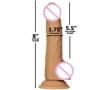 Фаллоимитатор Naked ADDICTION 8" Silicone Dong Сaramel