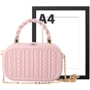 Жіноча сумка-сетчел Valiria Fashion рожева (ODA115-13): Тип ручки Со съемным ремнем, Плечевой ремень, На цепочке, Короткая ручка