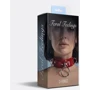 Ошейник для фиксации Feral Feelings - D-Rings Red