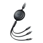 Кабель Baseus USB Cable to Micro USB/Lightning/Type-C Bright Mirror 2 Series 3.5A 1.1m Black (CAMJ010001): Тип USB Cable - Lightning/microUSB/USB-C
