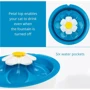 Поїлка-фонтан для собак та котів Hagen Catit Flower Fountain LED з підсвічуванням 3 л (22517437476): Матеріал Пластик