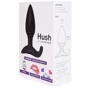 Анальная пробка со смарт-приложением. Для пар и моделей-вебкам Lovense Hush маленькая, 12x3.8 см
