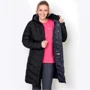 Пуховик Jack Wolfskin Selenium Coat 1202081-6000 40 черный зимний с капюшоном длинный: Сезон Зима