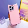 Чохол для iPhone TPU Case Getman Cat with straps Pink for iPhone 14 Pro фото 5