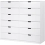 Комод ІКЕА Nordli 160х145 см (792.394.90)