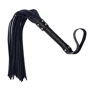 Флоггер из натуральной кожи Flirty Hard Leather - Dark Blue, BG-00003
