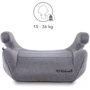 Бустер Kidwell BAXTER Isofix 15-36 кг Grey фото 5