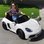 Дитячий електромобіль Bambi Racer Porsche білий (M 5737AL-1(48V)): Вид автомобиль
