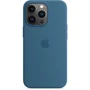 Чехол для iPhone Apple Silicone Case with MagSafe Blue Jay (MM2G3) for iPhone 13 Pro: Цвет синий