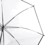 Парасолька-тростина жіночий напівавтомат Happy Rain прозорий (U40994): Розмір купола середній