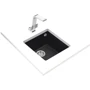 Кухонная мойка Teka SQUARE 40.40 TG 115230025 черная: Форма Квадратная