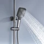 Душевая система Lefton Shower System with 4 Water Outlet Modes-SS2202 Grey: Материал Силикон, Латунь, Нержавеющая сталь, Пластик