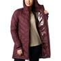 Куртка Columbia Heavenly™ Long Hooded Jacket 1738161-671 44 зимова бордова з капюшоном: Тип застібки На молнии