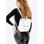 Женский рюкзак Sambag Loft MEN белый (22120008): Застежка Молния