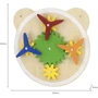 Бизиборд Viga Toys Мельницы и шестеренки (44553FSC)