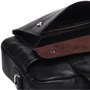 Мужская сумка мессенджер Keizer черная (K11688-black): Материал Натуральная кожа