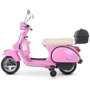 Дитячий електромотоцикл скутер Bambi Racer VESPA рожевий (M 4939EL-8): Матеріал коліс EVA