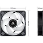Кулер Arctic P12 PWM PST RGB 3-Pack (ACFAN00230A): Уровень шума, dB 22.4