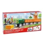 Игрушечная железная дорога Hape деревянная с краном 34 эл. (E3732)