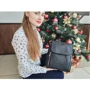 Жіночий рюкзак Sambag Loft MZS чорний (22203001): Тип ручки Плечевой ремень, Короткая ручка