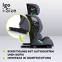 Автокресло Lionelo Igo i-Size Grey Graphite (LO-IGO I-SIZE GREY GRAPHITE): Регулировка высота подголовника, наклон спинки