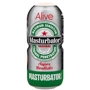 Недорогой мастурбатор-вагина Alive Heineken Vagina в виде банки пива