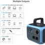 Зарядная станция Bluetti PowerOak AC50S 500Wh 135000mAh 300W Blue: Количество розеток 220V 2