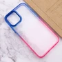 Чехол для iPhone TPU Case TPU+PC Fresh Sip Pink/Blue for iPhone 14 Plus: Материалы Термополиуретан