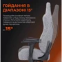 Кресло игровое Anda Seat Novis Gray Fabric Size XL (AD23-XL-01-G-F) фото 2
