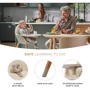Стульчик для кормления 2 в 1 Kinderkraft Fini 2 Beige (KHFINI02BEG0000) фото 5