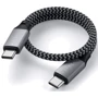 Кабель Satechi Cable USB-C to USB-C 100W 25cm Space Grey (ST-TCC10M) фото 3