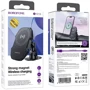 Держатель Borofone Car Holder BH216 Wireless Charger 15W Black фото 8
