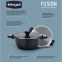 Каструля Ringel Fusion із кришкою 20см/2.3л (RG-2145-20): Форма кругла